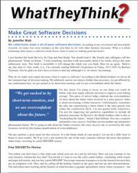 Make Great Software Decisions